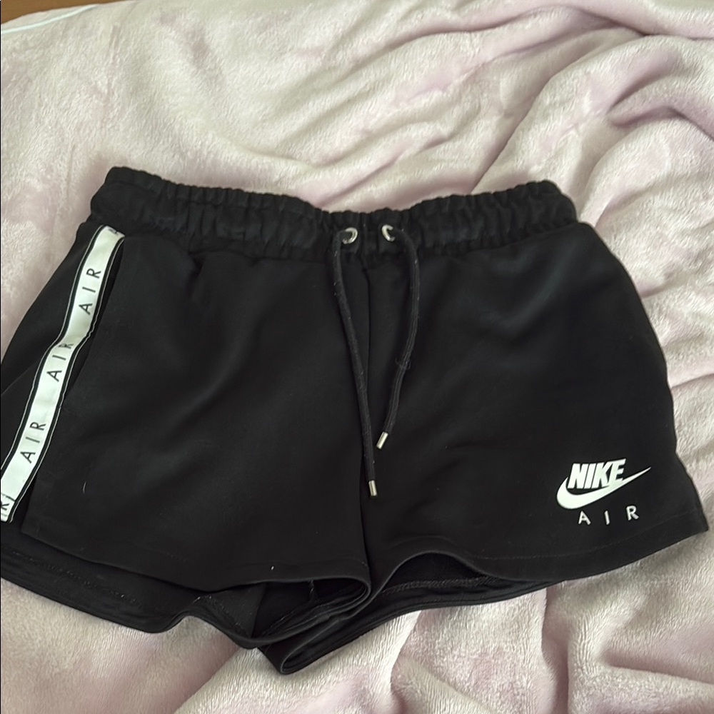 Nike Black Athletic Shorts with Elastic Waistband